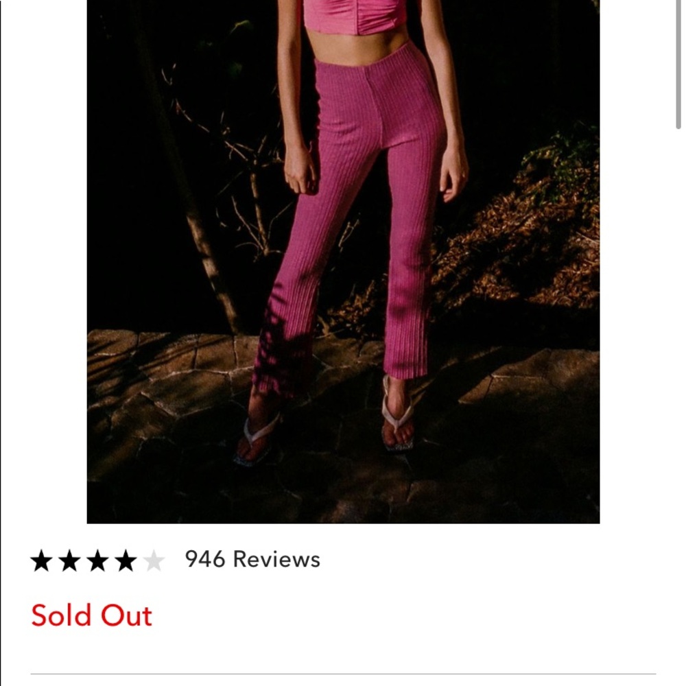 Urban outfitters flared blue pants